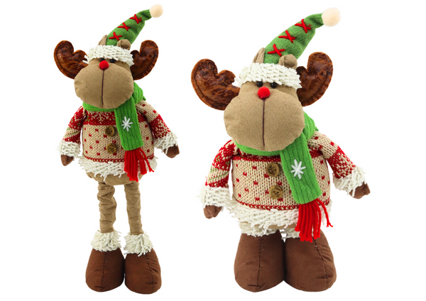 Christmas Reindeer Extendable Legs 45cm