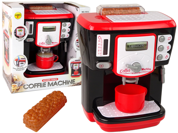 Coffee Machine Black and Red 