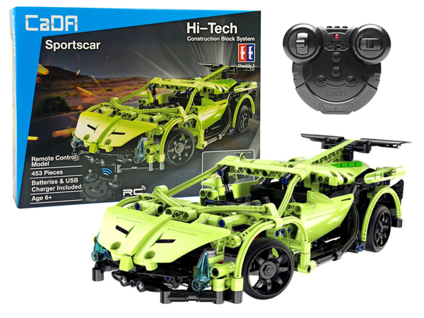 Construction Blocks Auto Sports Remote Controlled CADA 2.4G 453 Elements