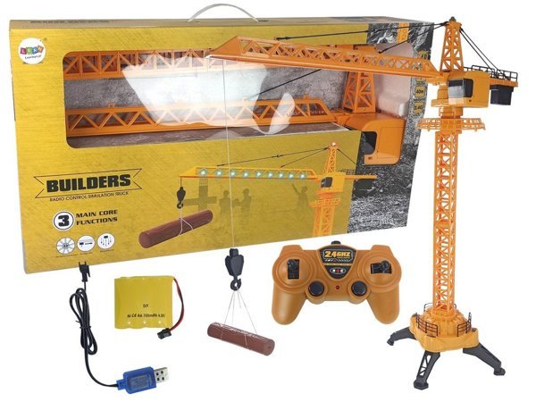 Construction Crane 1:14 R/C 2.4 GHz Construction 100 cm 