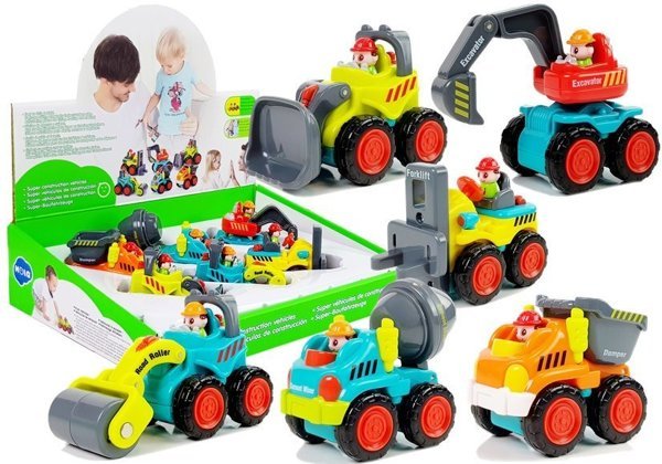 Construction Toy For A Toddler Concrete Mixer Excavator