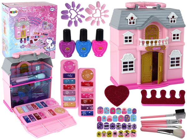 Cosmetics Set Accessories Pink House