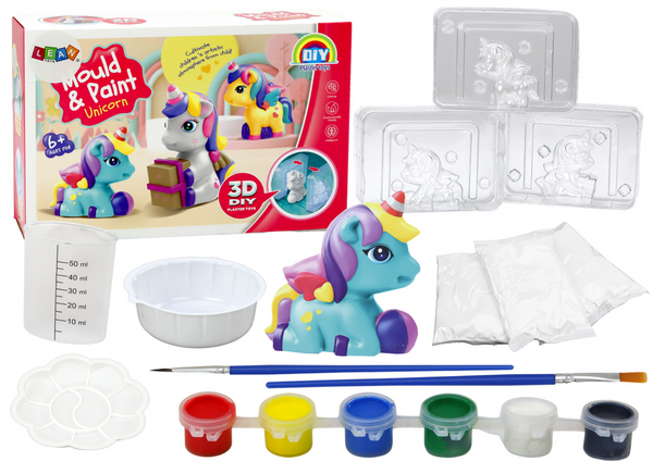 Creative Artistic Unicorn 3D Plaster Paint Set