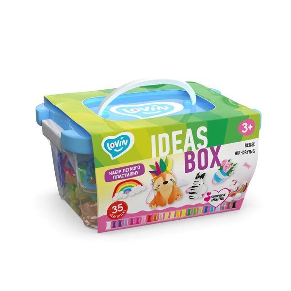 Creative Kit For Modeling, Play Dough In A Box 70108