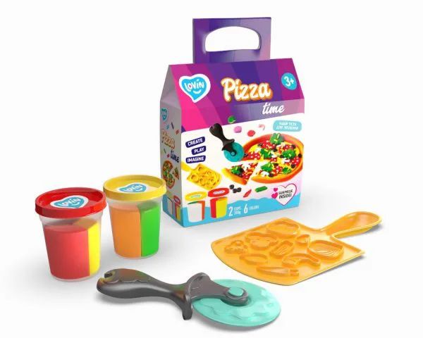 Creative set for modeling pizza, dough 41143