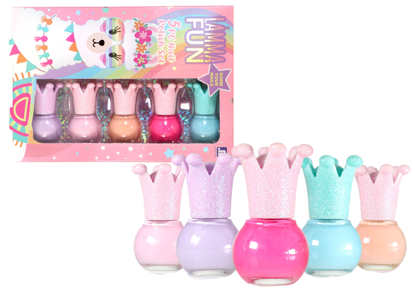 Crown Nail Lacquer Set 5 Colours