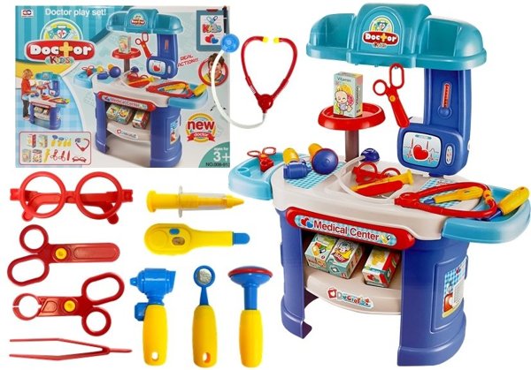 Doctor Play Set Blue Medical Center