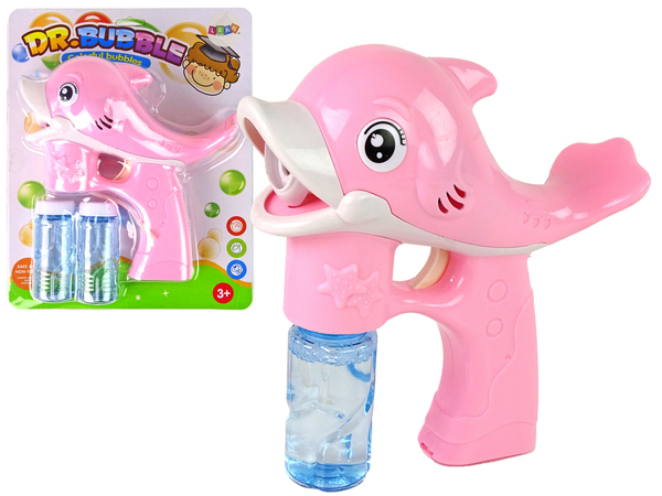 Dolphin Pink Soap Bubble Machine