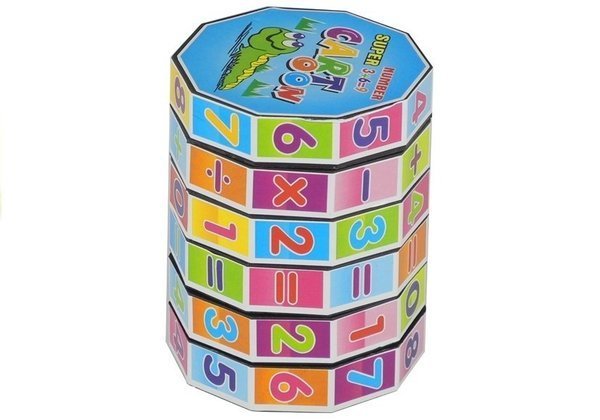 Educational Cube Mathematical Barrel Learning Numbers