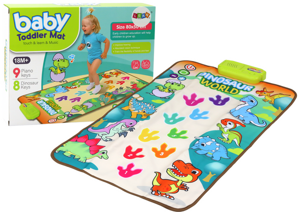 Educational Interactive Dance Mat Dinosaurs Lights Sounds