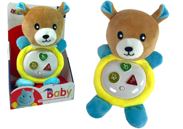 Educational Interactive Teddy Bear Brown Sound Melodies