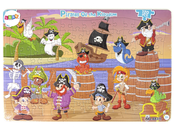 Educational Puzzle Pirates Jigsaw Puzzle 120 Pieces