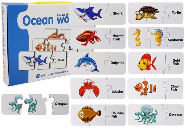 Educational Puzzle The world of the Oceans Puzzle 10 Connections