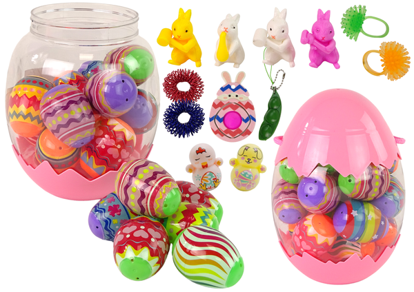 Egg Decoration Easter Eggs Surprise Fidget Toys Figures 18 Pieces