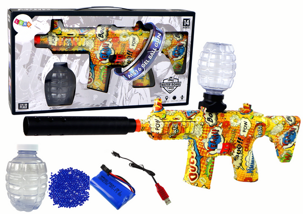 Electric Ball Rifle Colorful Set 20 meters