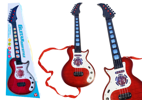 Electric Guitar for Children Light Melodies Red