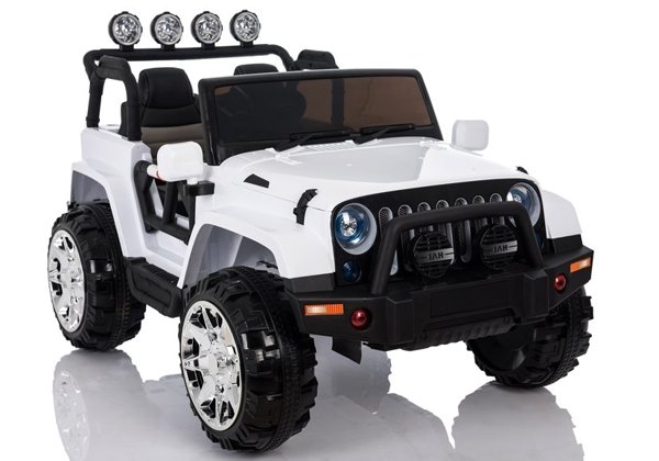 Electric Ride-On Car Jeep 4x4  A999 White