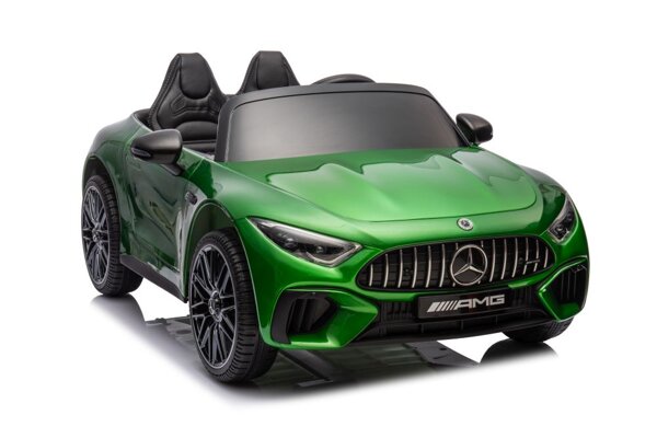 Electric Ride On Car Mercedes AMG SL63 Green Painted