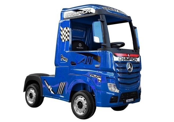 Electric Ride-On Car Mercedes Actros Blue Painted MP4