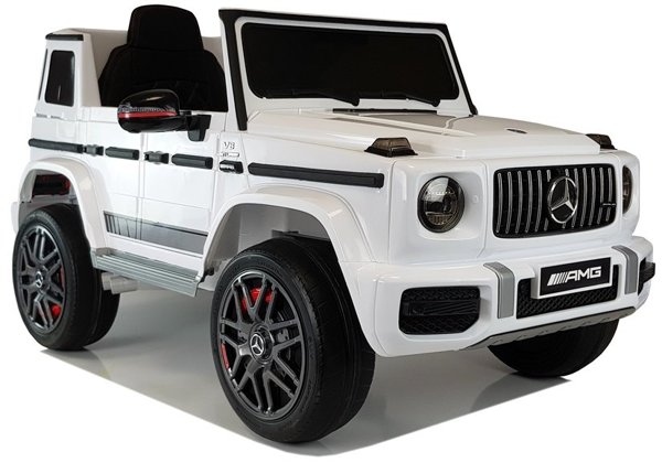 Electric Ride-On Car Mercedes G63 White