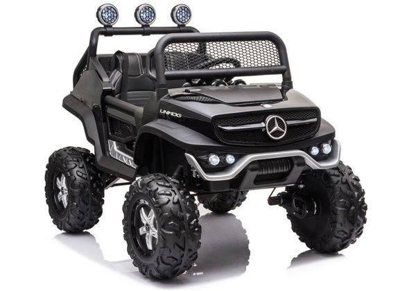 Electric Ride On Mercedes Unimog S Painted Black