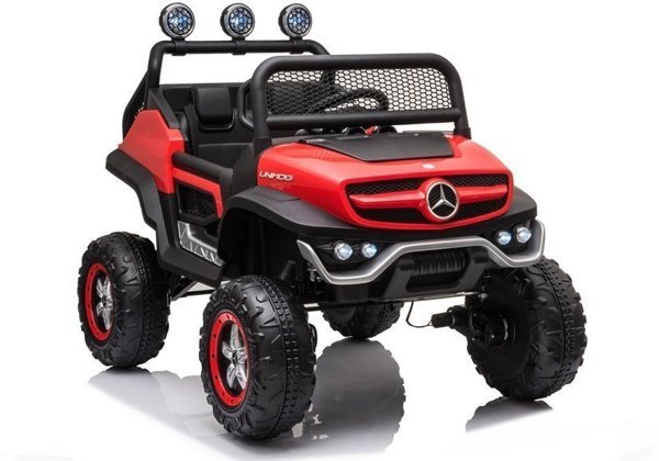 Electric Ride On Mercedes Unimog S Red