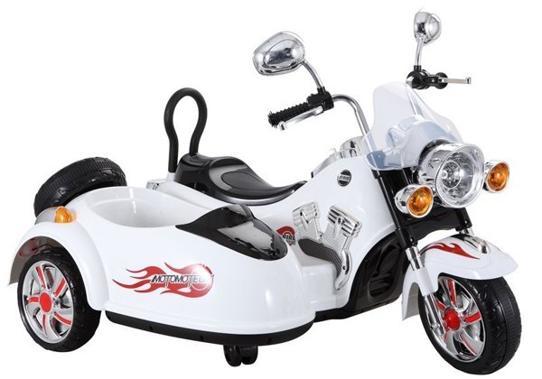 Electric Ride-On Motorbike SX138 White