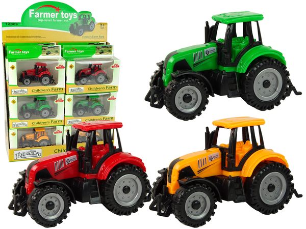 Farm Vehicle Tractor Farm Big Wheels 3 Colors   