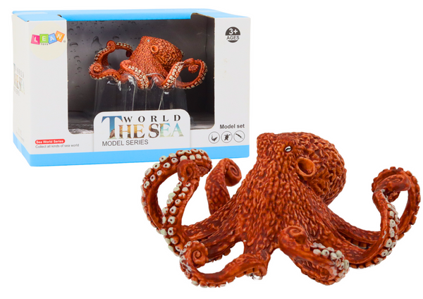 Figurine Giant Octopus Orange 10 cm