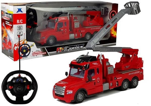 Fire Truck with Ladder R/C Remote Control