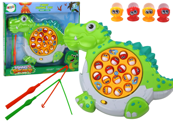 Fishing Arcade Game Green Dinosaur Board