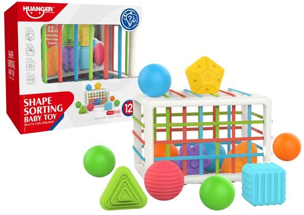 Flexible Cube Ball Sorter Figures For Babies