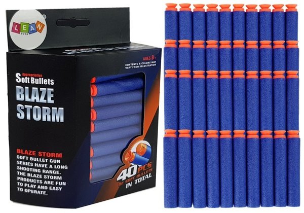 Foam bullets 40 pieces Cartridges with suction cups