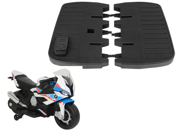 Footrest with accelerator pedal for the motorcycle BMW R1200 Set