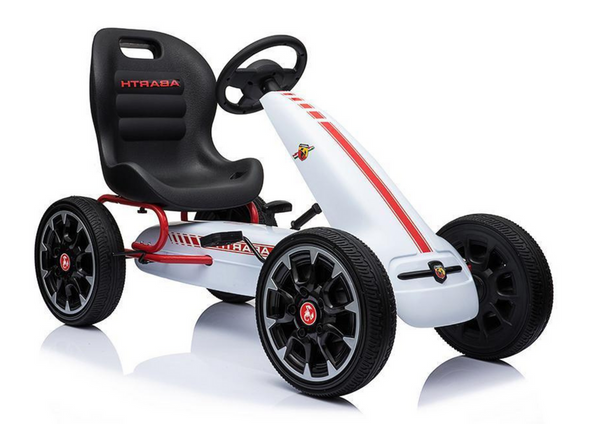 GO-CART ABARTH White- Wheels EVA