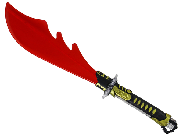 Glowing Red Machete Battle Weapon