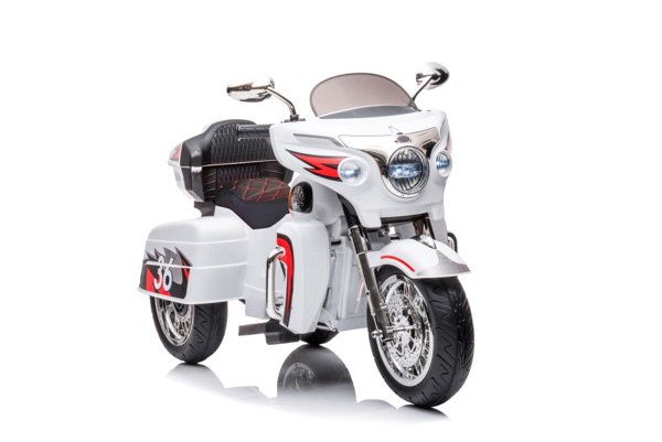 Goldwing  Three-Wheeled Battery Motorcycle White