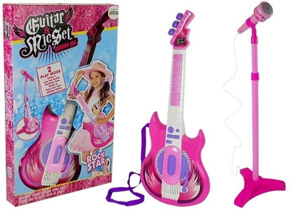 Guitar With Microphone Rock Star Sound