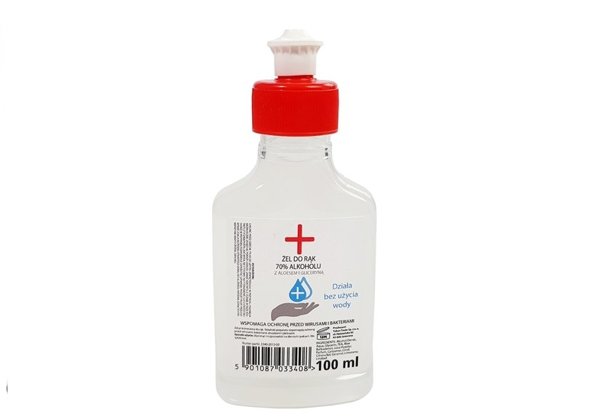 Hand Disinfection Gel with Alcohol 70% 100ml