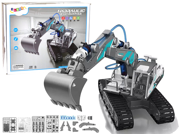 Hydraulic crawler excavator DIY kit DIY kit of 130 components !