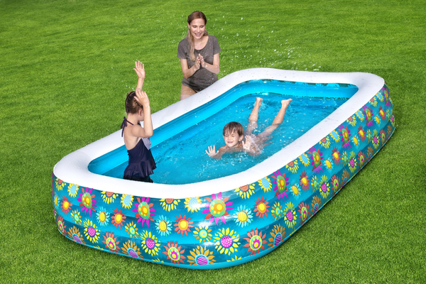 Inflatable Pool Flowers 305 x 183 x 56 cm Bestway 54121