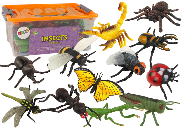 Insect Figure Set Accessories In Box 22 pcs.
