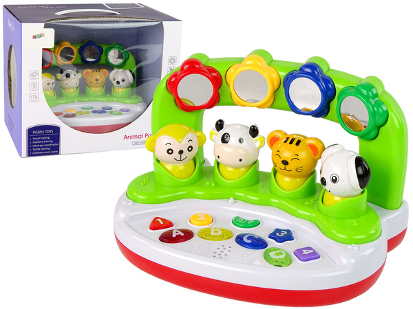 Interactive Animal Toy Learning English Light Sound