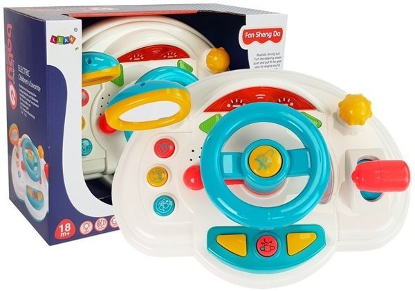 Interactive Baby Steering Wheel Horn Sound Light