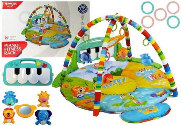 Interactive Mat for Baby with Piano Rainbow Color