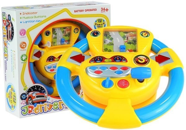 Interactive Steering Wheel For Kiddie Sounds 