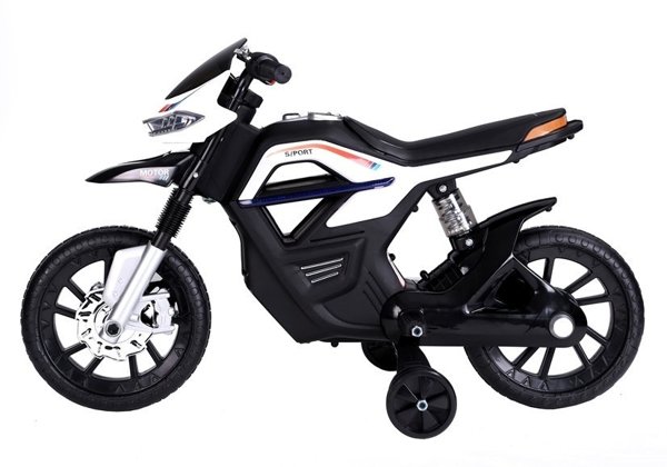 JT5158 Electric Ride-On Motorbike - White