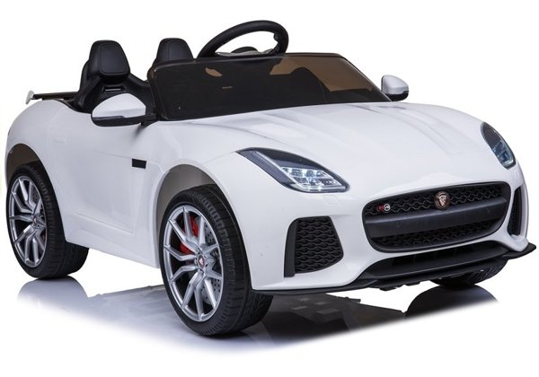 Jaguar F-Type White - Electric Ride On Car