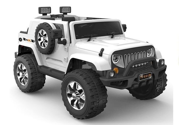 Jeep HL1668 4x4 White - Electric Ride On Car