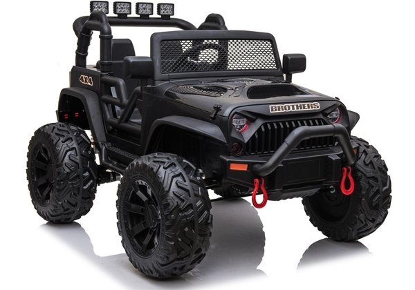 Jeep JC666 Electric Ride On Car Black Painted